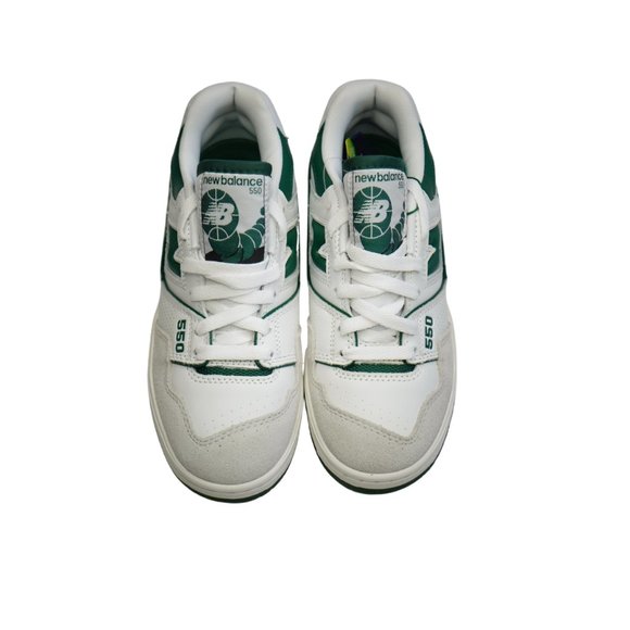 New Balance Unisex 550 Basketball Sneakers TM8 White/Green BB550WT1 US 4 UK 3.5 - Picture 3 of 9